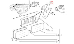 Siena Yan Ayna İç Plastiği Şema