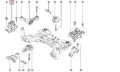 Talisman Motor Ön Bağlantı Takozu Şema