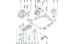 Duster Motor Ön Bağlantı Takozu Şema