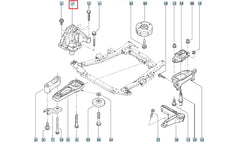 Duster Motor Ön Bağlantı Takozu Şema