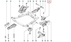 Talisman Motor Arka Bağlantı Takozu Şema