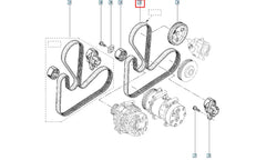 Duster Alternatör Kayışı Şema