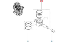 Laguna Silindir Onarım Seti (Piston, Segman) Şema