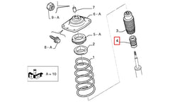 Scudo Amortisör Süspansiyon Takozu Şema