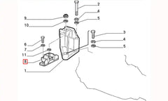 Master Motor Ön Bağlantı Takozu Şema