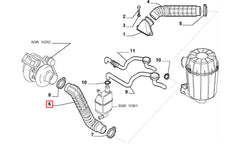 Ducato Hava Filtre Kutusu Hortumu Şema