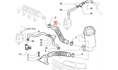 Master Hava Filtre Kutusu Hortumu Şema