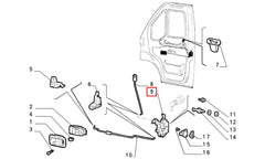 Ducato Kapı Kilidi Şema