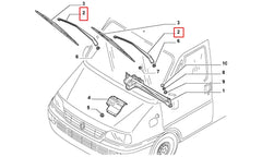 Ducato Cam Silecek Kolu Şema