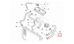 Ducato Motor Radyatörü Alt Hortumu Şema