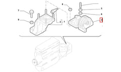 Ducato Motor Ön Bağlantı Takozu Şema