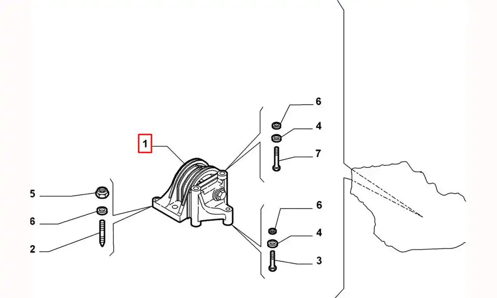 Ducato Motor Ön Bağlantı Takozu Şema Ducato Motor Ön Bağlantı Takozu Şema