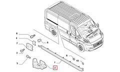 Ducato Sürgülü Kapı Ray Makarası Şema