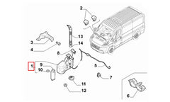 Ducato Silecek Suyu Deposu Şema