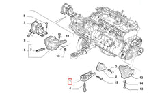 Ducato Motor Arka Bağlantı Takozu Şema