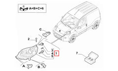Fiorino Ön Far Komple Şema