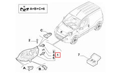 Fiorino Ön Far Komple Şema
