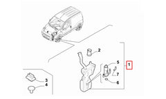 Fiorino Silecek Suyu Deposu Şema