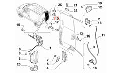 Fiorino Bagaj Kilit Karşılığı Şema