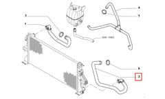 Ducato Motor Radyatörü Alt Hortumu Şema