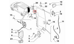 Fiorino Kapı Kilit Karşılığı Şema