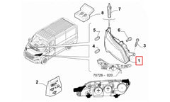Ducato Ön Far Komple Şema