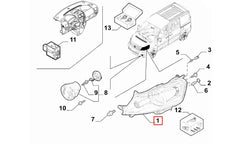 Scudo Ön Far Komple Şema