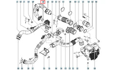 Dokker Turbo Hortumu O-Ring Contası Şema