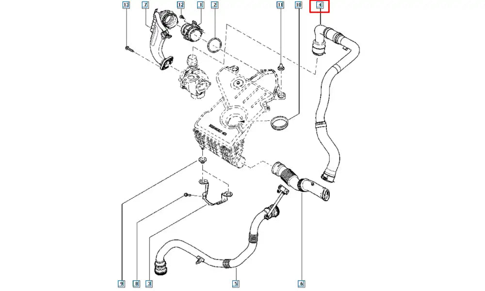 Sandero Turbo Hortumu Şema Sandero Turbo Hortumu Şema