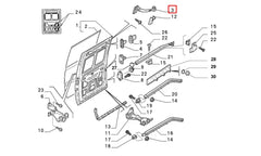 Scudo Sürgülü Kapı Ray Makarası Şema