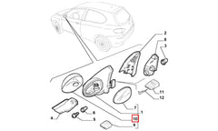 147 Yan Ayna Kapağı Şema