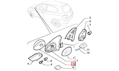 147 Yan Ayna Kapağı Şema