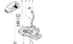 Clio Yakıt Depo Şamandırası Şema