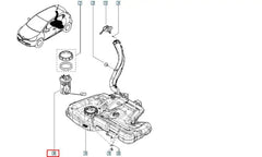 Clio Yakıt Depo Şamandırası Şema