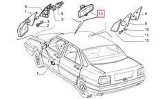 Tipo İç Dikiz Aynası Şema