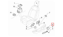 Linea Koltuk Yatırma Kolu Şema