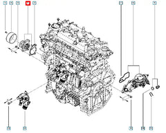Captur Su Pompası Şema