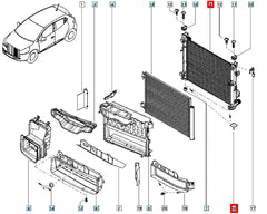 Logan Motor Su Radyatörü Şema