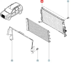 Duster Motor Su Radyatörü Şema