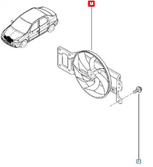 Logan Fan Motoru Komple Şema