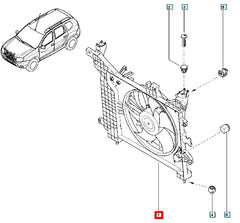 Duster Fan Motoru Komple Şema