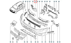 Duster Tampon Hava Yönlendirici Plastiği Şema
