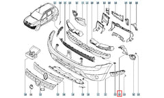 Duster Tampon Hava Yönlendirici Plastiği Şema