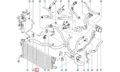 Laguna Motor Radyatörü Üst Hortumu Şema