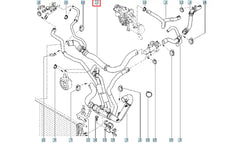 Megane Motor Radyatörü Üst Hortumu Şema