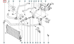 Dokker Motor Radyatörü Üst Hortumu Şema