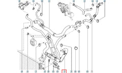 Megane Motor Radyatörü Alt Hortumu Şema