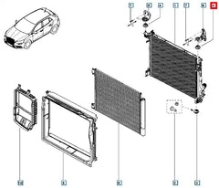 Talisman Radyatör Bağlantı Ayağı Şema