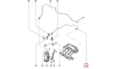 Clio Yakıt Buhar Hortumu Şema