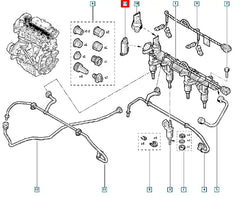Laguna Yakıt Basınç Sensörü Şema